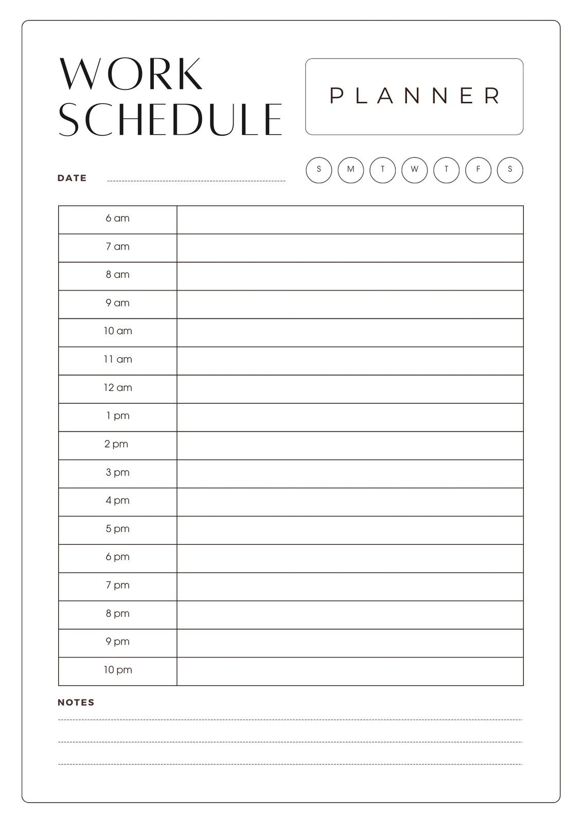 Free Custom Printable Work Schedule Planner Templates | Canva with regard to Printable Work Schedule Template