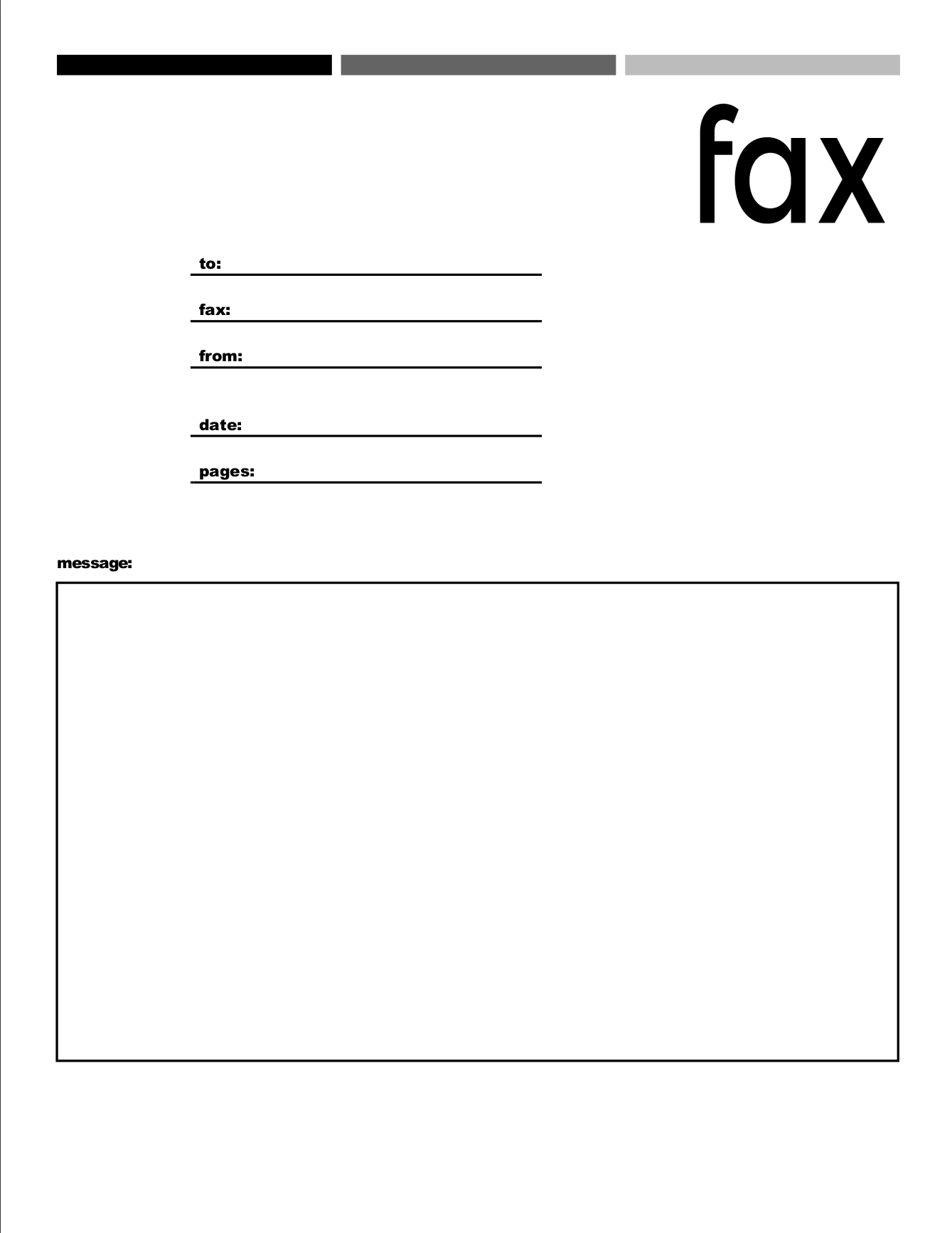 Free Fax Cover Sheets | Faxburner in Printable Template for Fax Cover Sheet