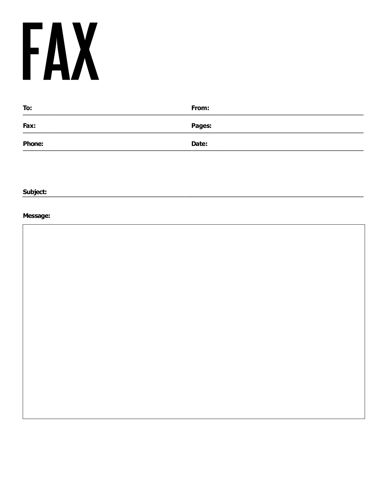 Free Fax Cover Sheets | Faxburner inside Printable Template For Fax Cover Sheet