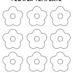 Free Flower Template & Outline Stencil Printables   Crazy Laura Intended For Free Flower Template Printable