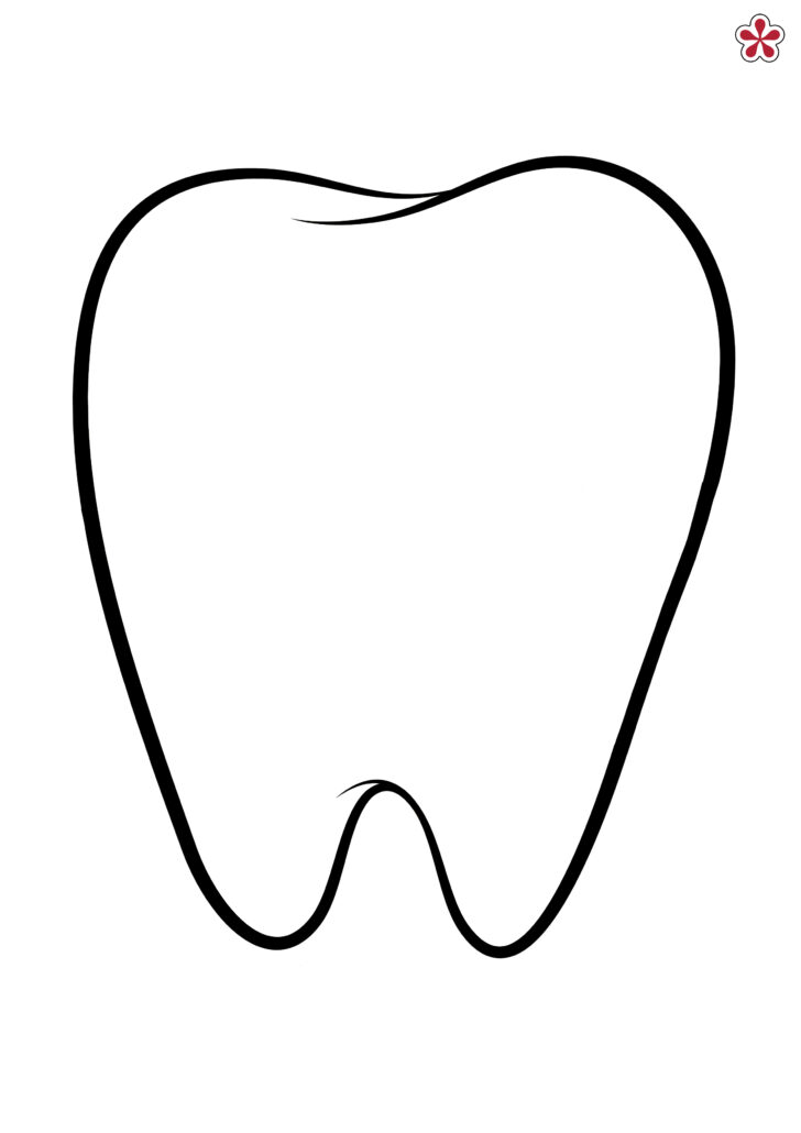 Free Printable Tooth Template Printable