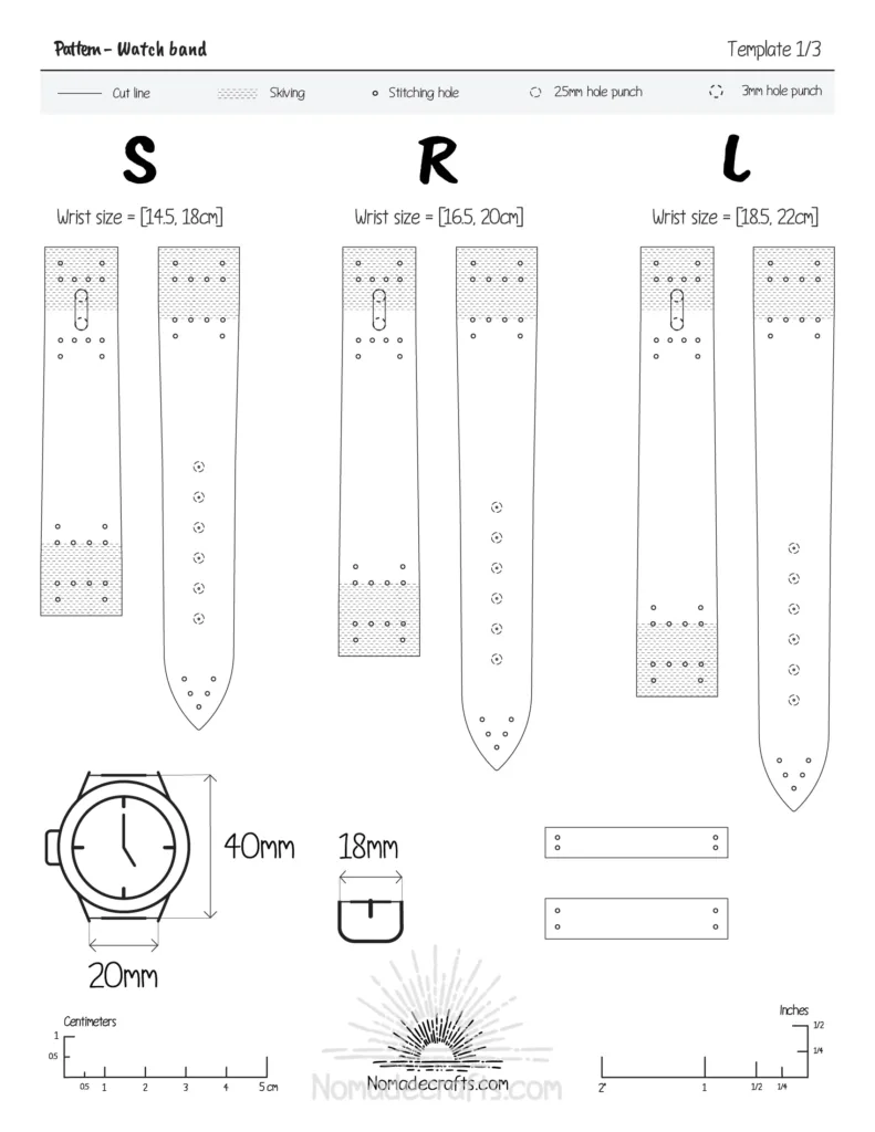 Free Printable Watch Band Template Printable Templates Free Printable Watch Band Template Printable Templates