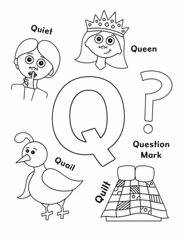 Printable Letter Q Template