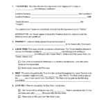 Free Ohio Rental Lease Agreement Templates (6) | Pdf | Word For Free Printable Residential Lease Agreement Template