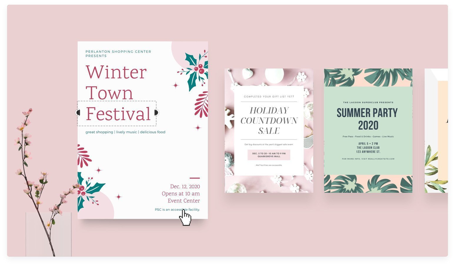 Free Online Flyer Maker: Design Custom Flyers With Canva with Free Printable Flyer Templates