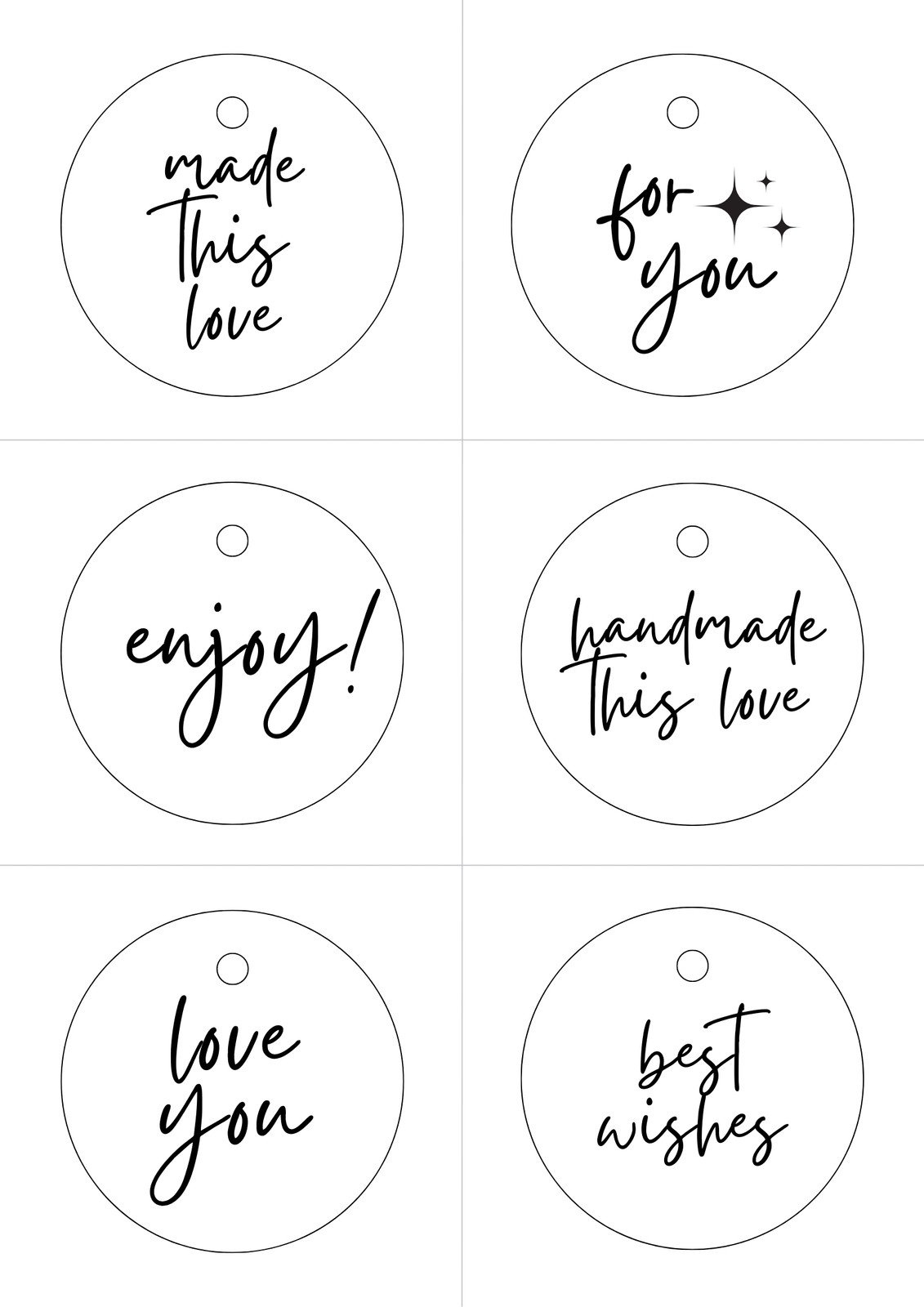 Free, Printable And Customizable Gift Tag Templates | Canva inside Free Tag Templates Printable