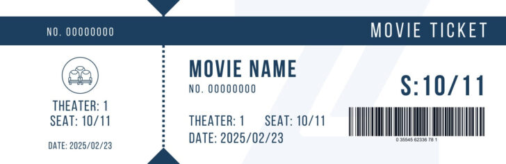 Free Movie Ticket Templates Printable