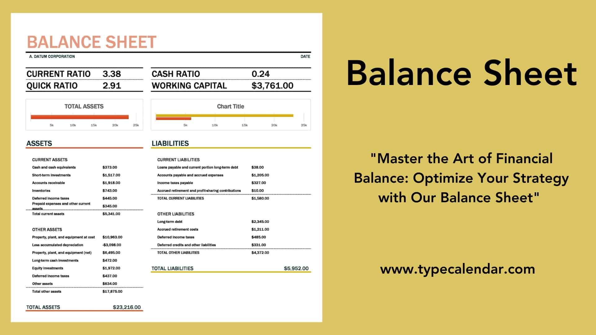 Free Printable Balance Sheet Templates [Excel, Word, Pdf] intended for Printable Balance Sheet Template