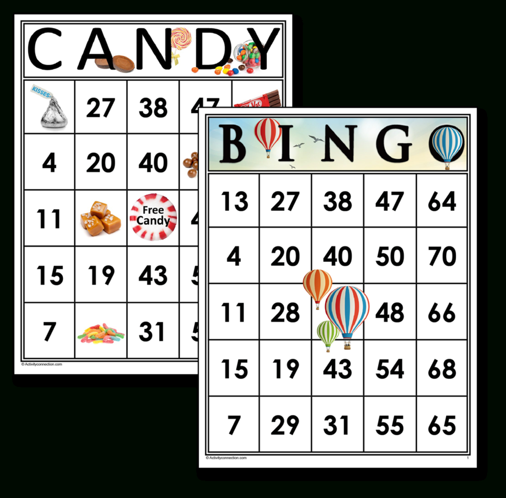 Free Printable Bingo Cards - Activity Connection for Bingo Game Printable Template