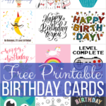 Free Printable Birthday Cards For Everyone In Free Birthday Card Template Printable