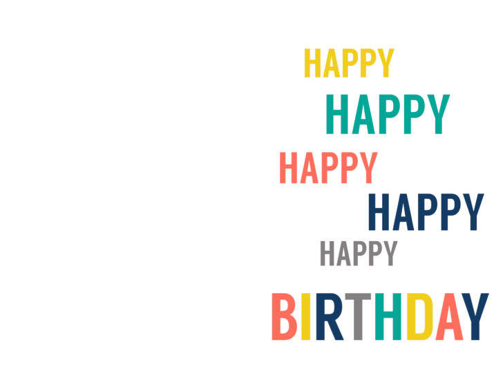 Free Printable Birthday Card Templates