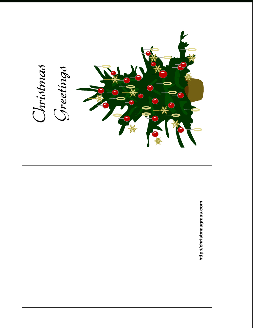 Free Printable Christmas Greeting Cards intended for Printable Christmas Cards Templates