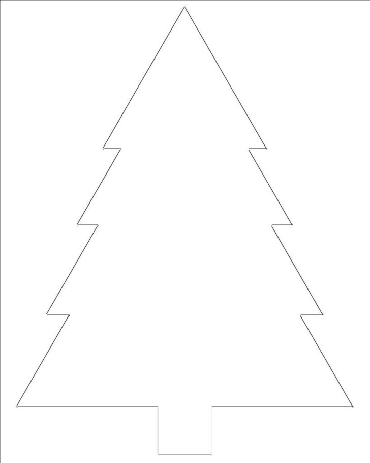 Printable Template Christmas Tree