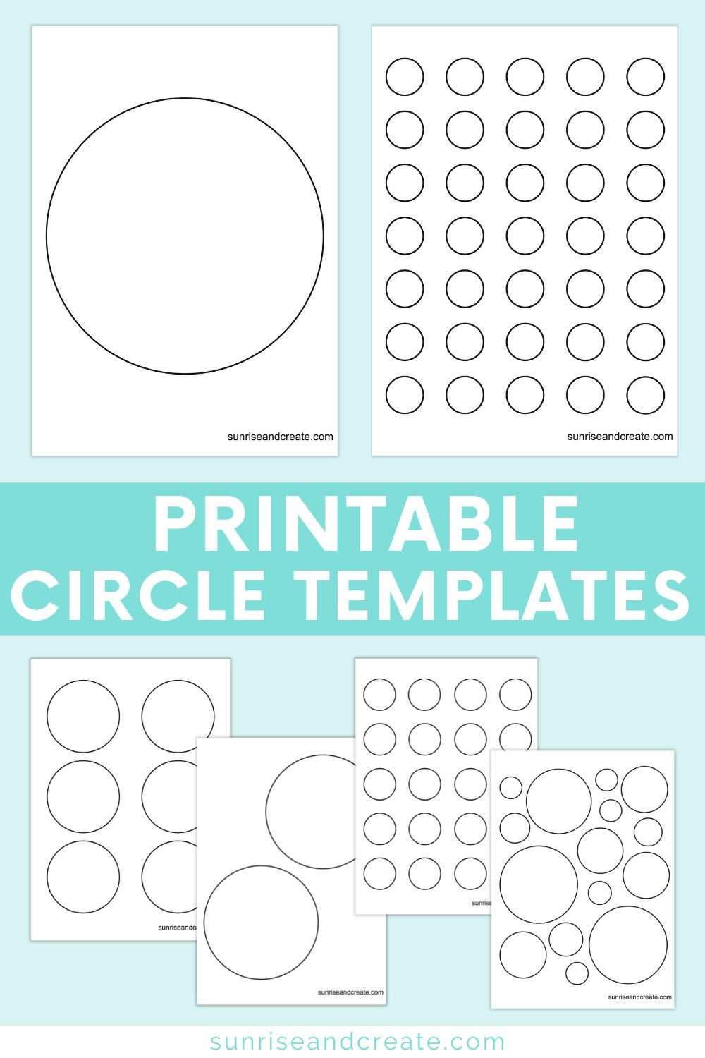 Free Printable Circle Templates inside Free Printable Circle Templates