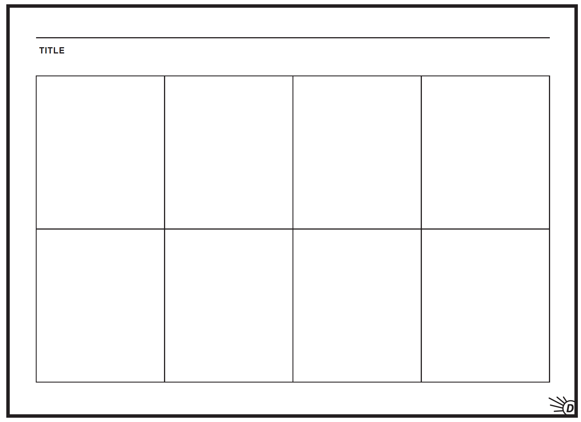 Free Printable Comic Book Template For Kids for Printable Comic Strip Template