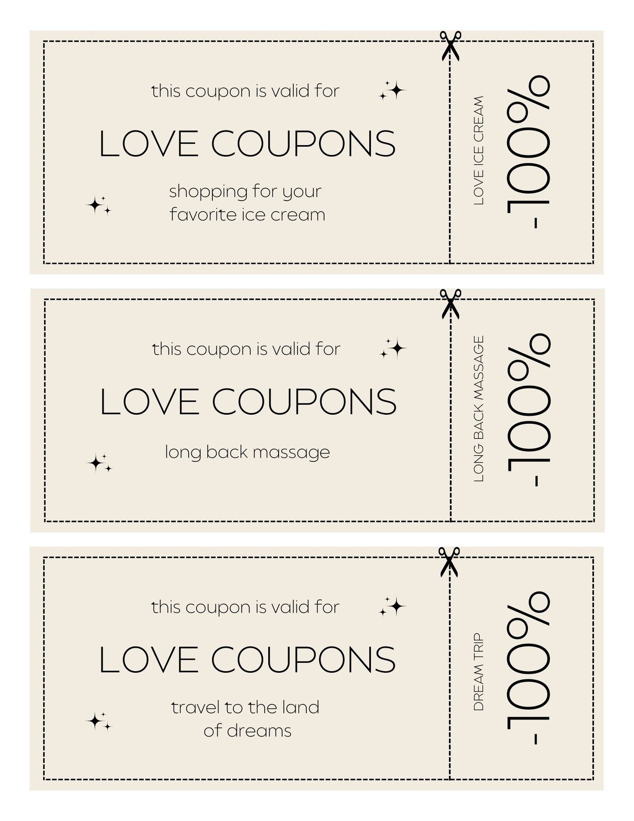 Free, Printable, Customizable Coupon Templates | Canva for Coupon Templates Printable Free