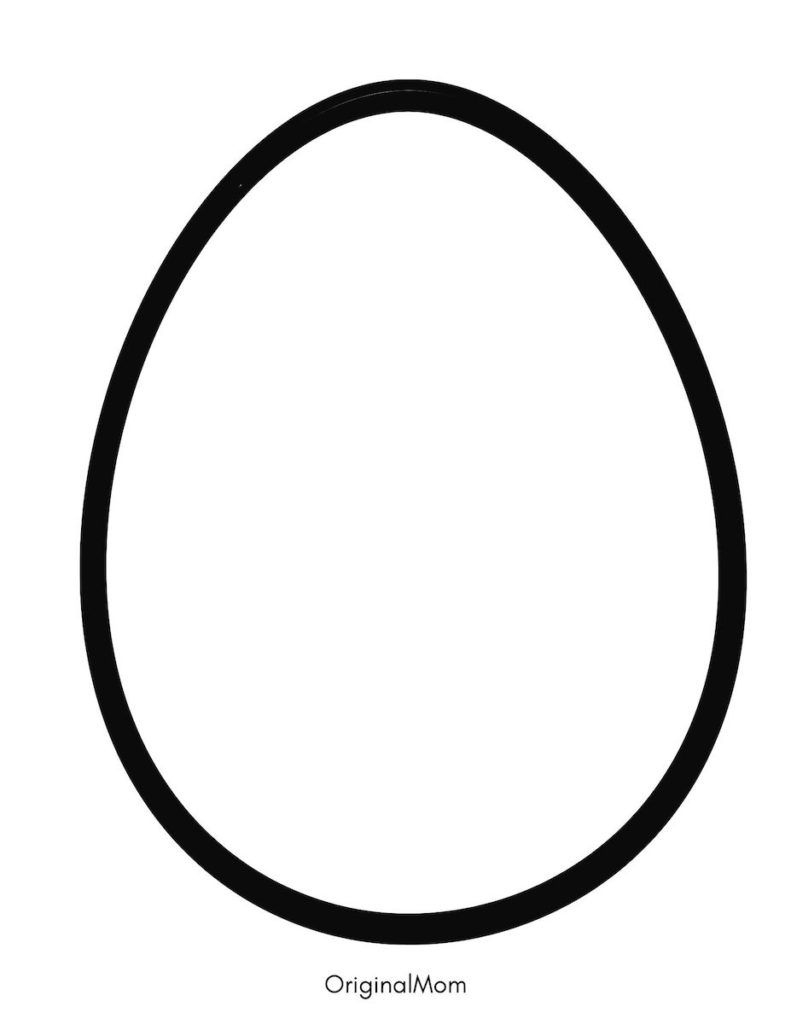 Free Printable Easter Egg Template - Originalmom pertaining to Blank Printable Easter Egg Template