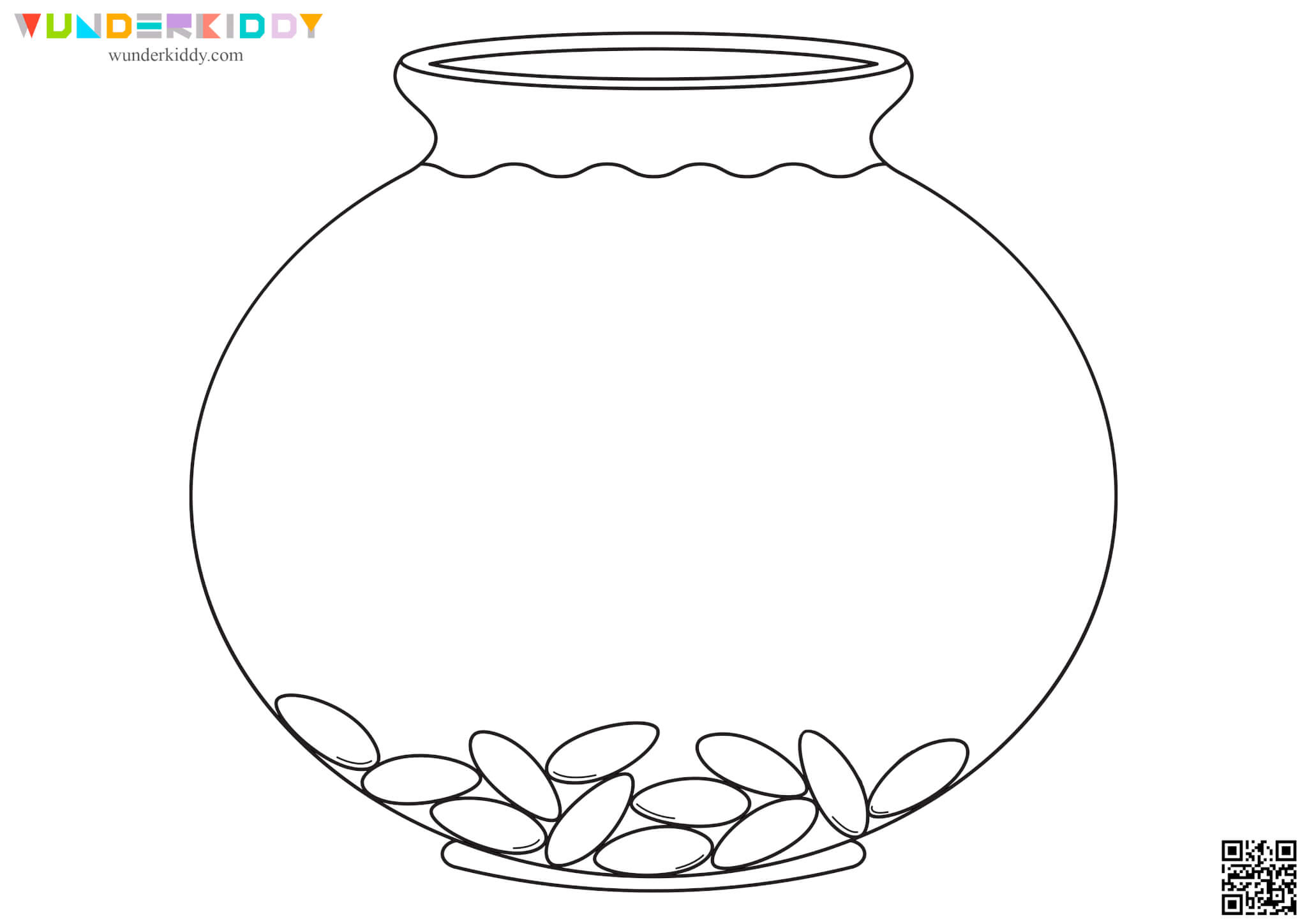 Free Printable Fish Bowl Craft Template For Kindergarten in Fish Bowl Printable Template