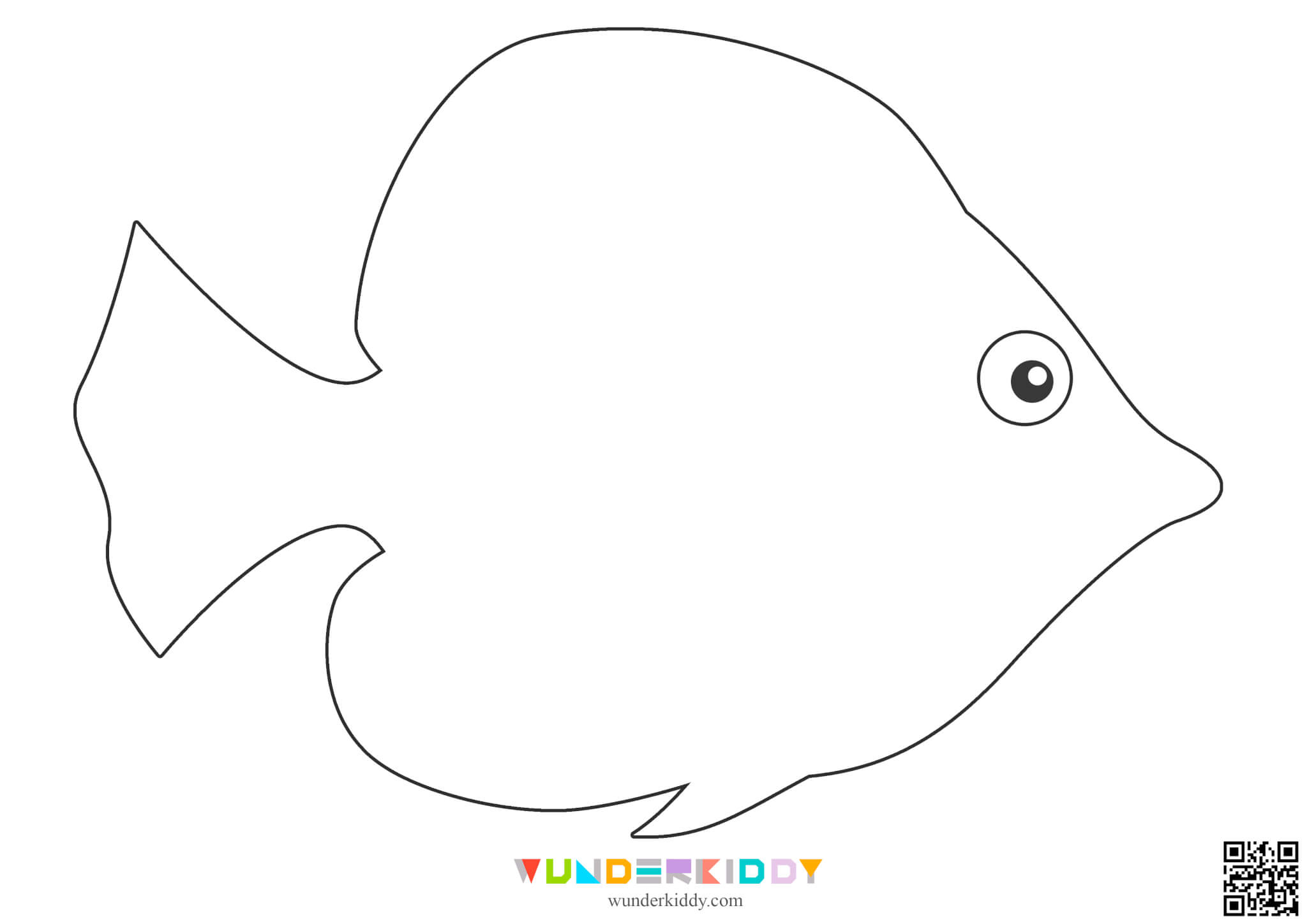 Free Printable Fish Outline Template Pages For Paper Crafts for Fish Templates Free Printable