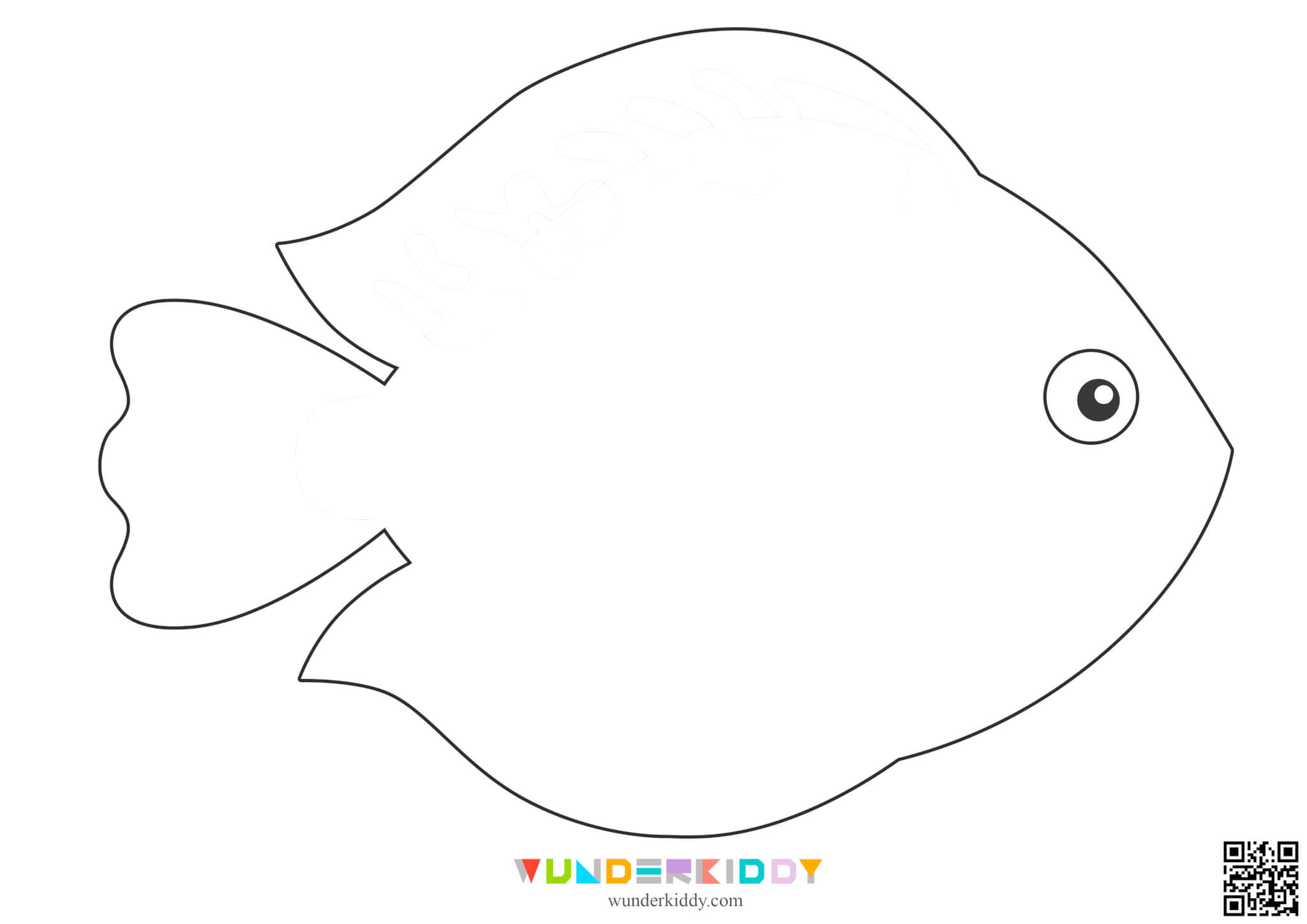 Free Printable Fish Outline Template Pages For Paper Crafts regarding Printable Templates Of Fish