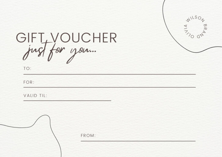 Printable Gift Certificate Template Free