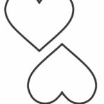 Free Printable Heart Template (6 Sizes Of Heart Outlines Small For Free Heart Templates Printable