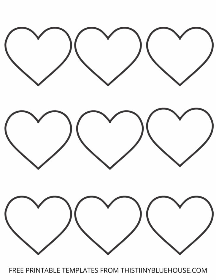 Free Printable Heart Template