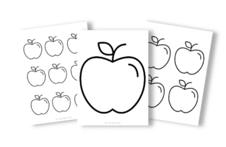 Free Apple Template Printable