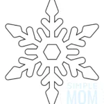 Free Printable Large Snowflake Templates – Simple Mom Project With Regard To Free Printable Snowflake Templates