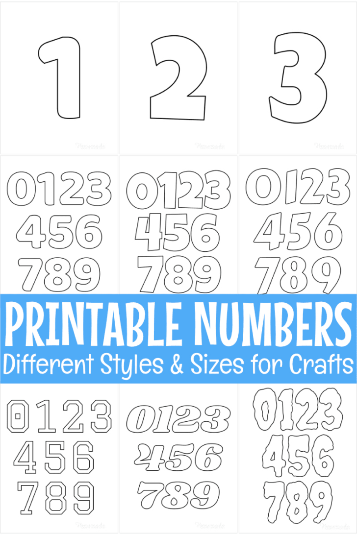 Printable Number 1 Template