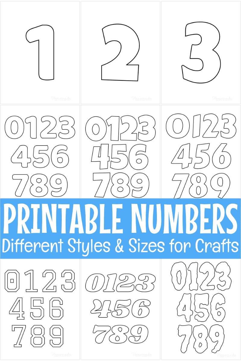 Free Printable Numbers For Crafts pertaining to Printable Number 1 Template