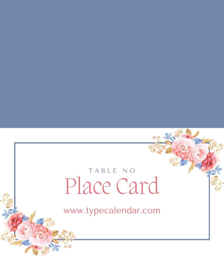 Place Cards Free Printable Templates