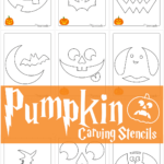 Free Printable Pumpkin Carving Stencils & Templates For Halloween With Free Printable Pumpkin Carving Template