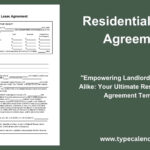 Free Printable Residential Lease Agreement Templates [Pdf, Excel] Pertaining To Free Printable Residential Lease Agreement Template