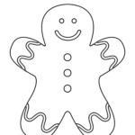 Free Printable Small Snowflake Templates Intended For Gingerbread Man Printable Template