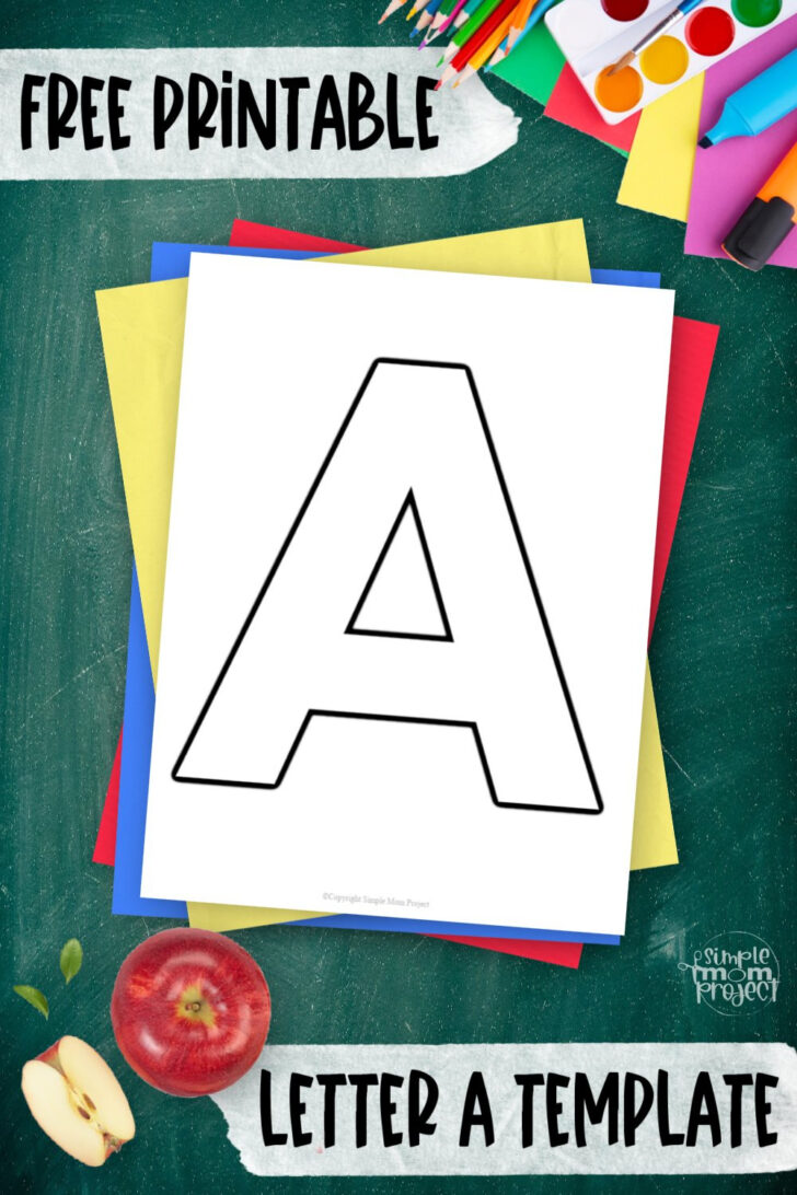 Letter A Printable Template