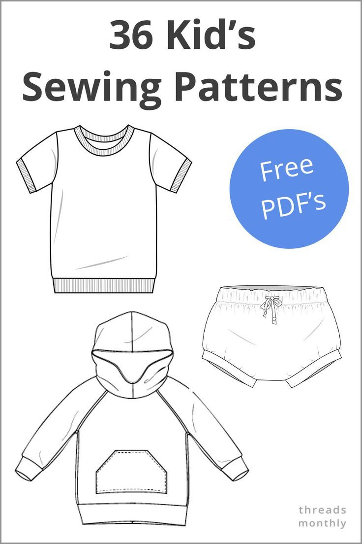 Free Sewing Patterns For Children | Printable Pdf Clothes | Sewing pertaining to Free Printable Sewing Templates