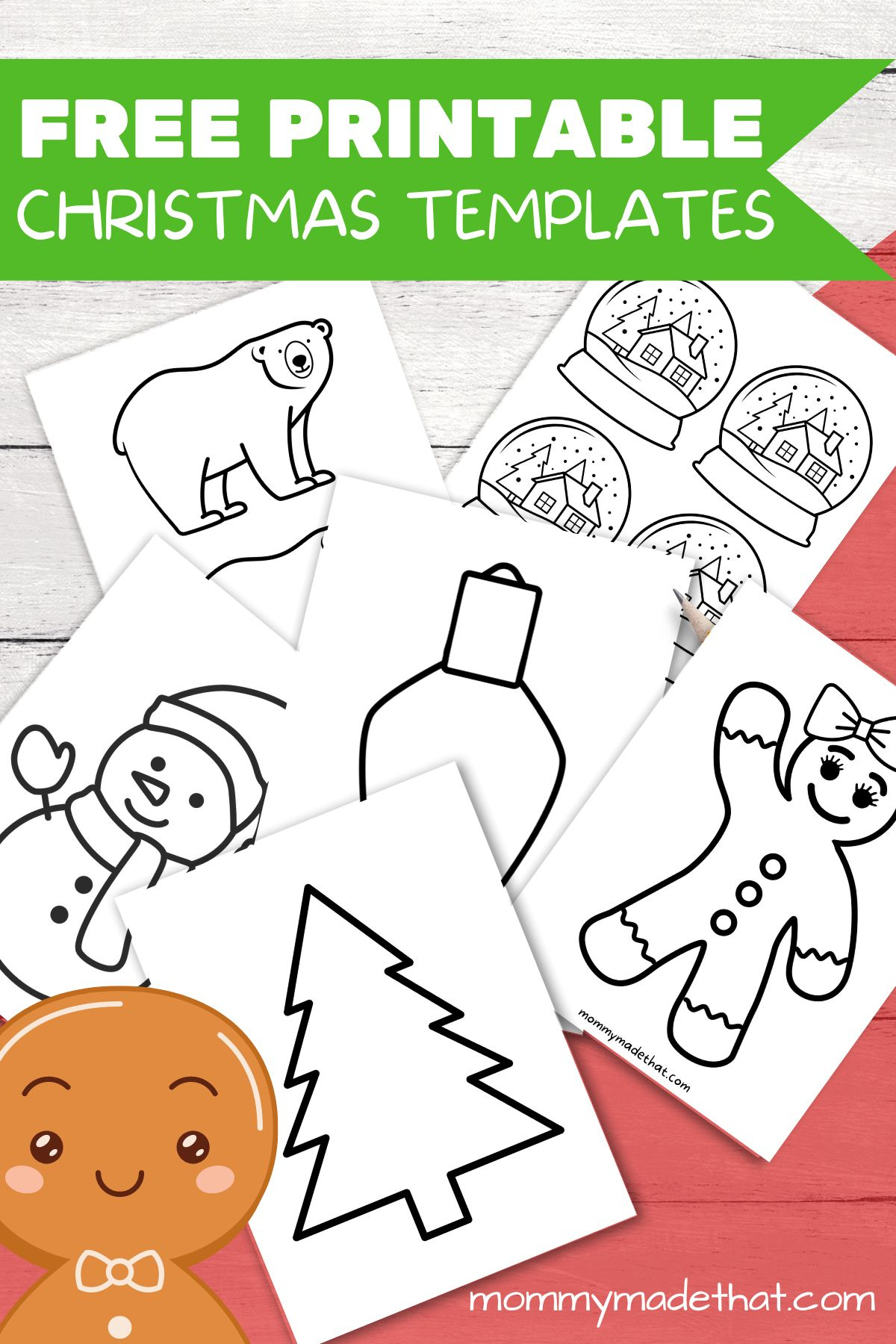 Fun Christmas Printable Templates (A Ton Of Free Ones!) inside Christmas Templates Free Printable