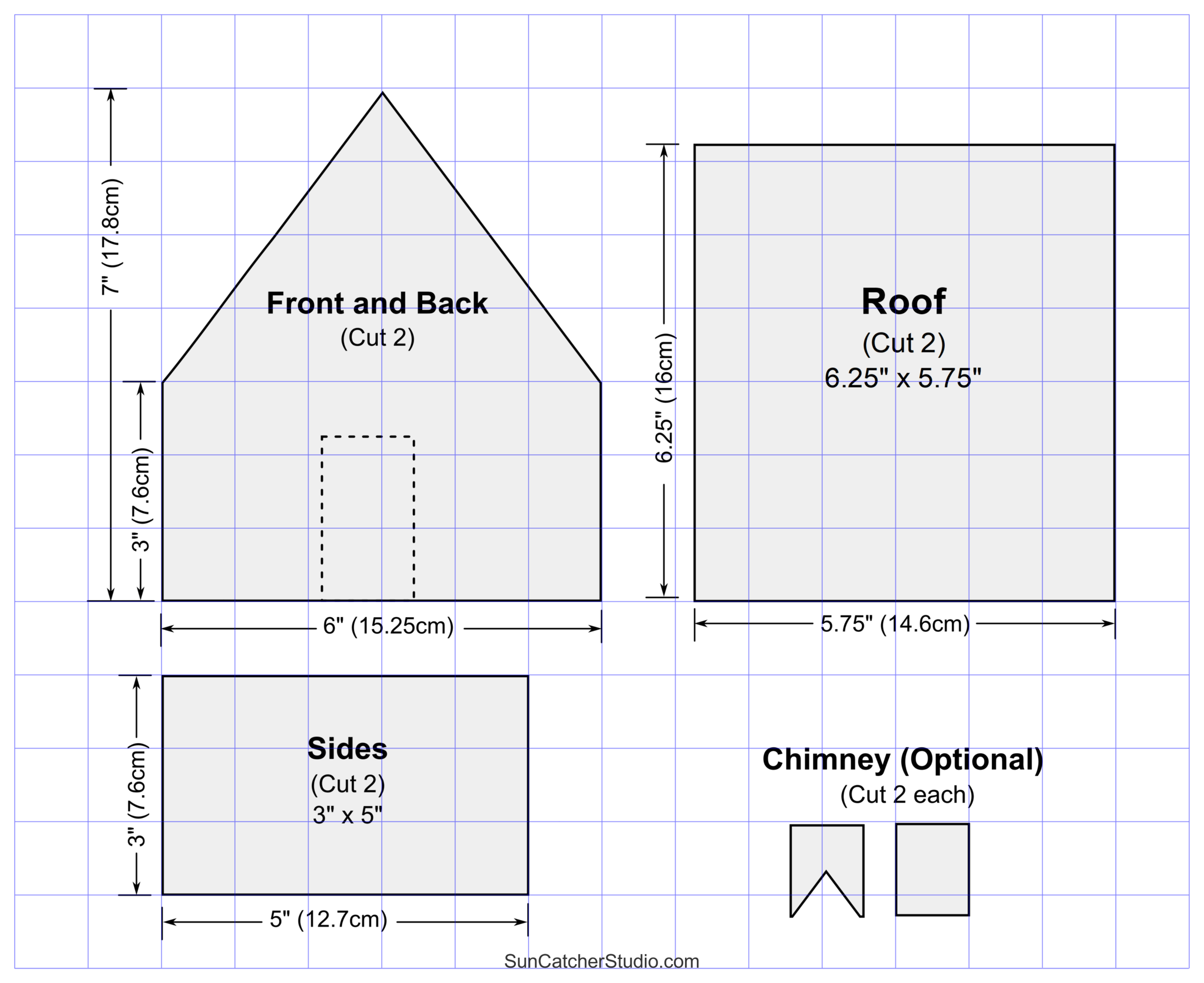 Gingerbread House Templates (Printable Patterns &amp;amp; Stencils) – Diy for Gingerbread House Template Printable