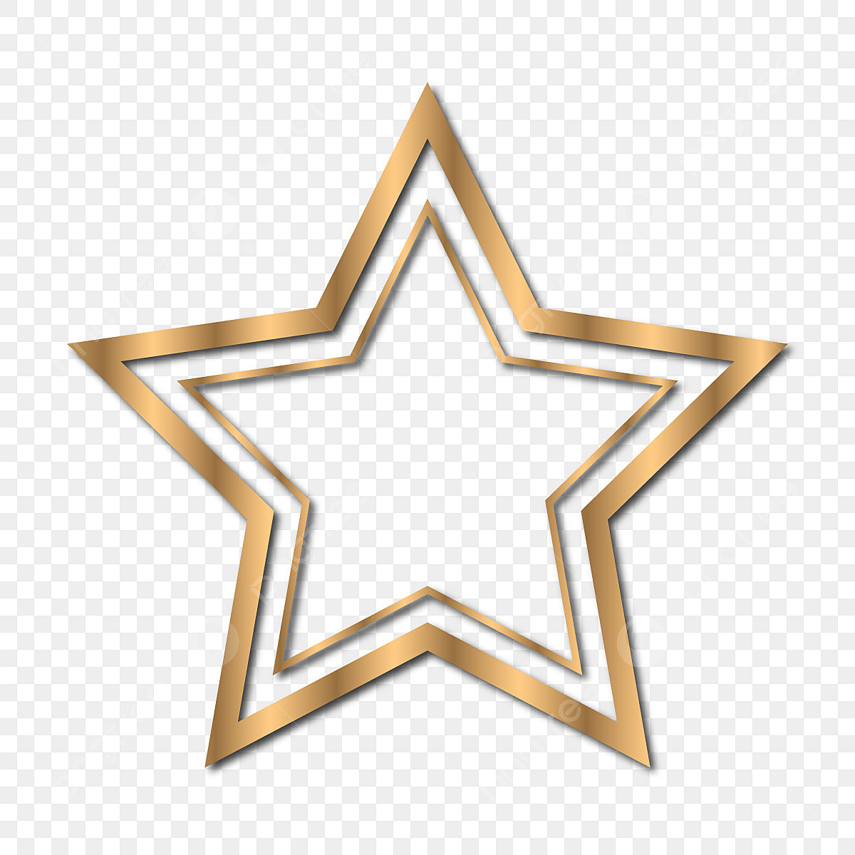 Gold Five Pointed Star Png Transparent Images Free Download in 5 Pointed Star Template Free Printable 500