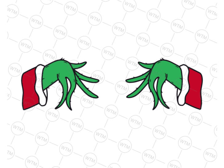 Free Printable Grinch Hand Template