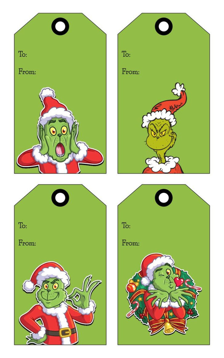 Grinch Pills Free Printable Template