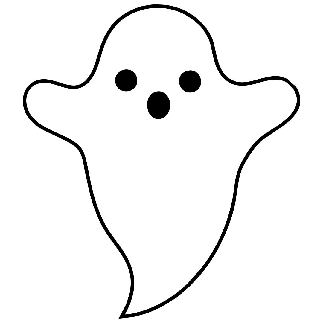 Halloween Ghost Template - 20 Free Pdf Printables | Printablee pertaining to Free Printable Ghost Templates