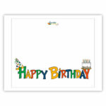 Happy Birthday Card Free Printable   Sunshine And Rainy Days Pertaining To Free Birthday Card Template Printable