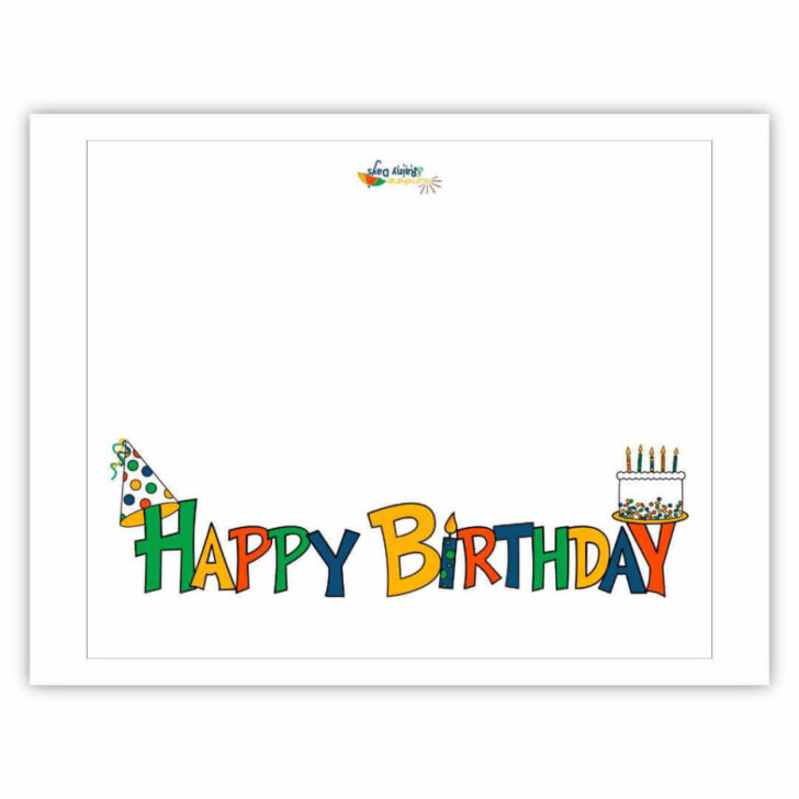 Free Birthday Card Template Printable