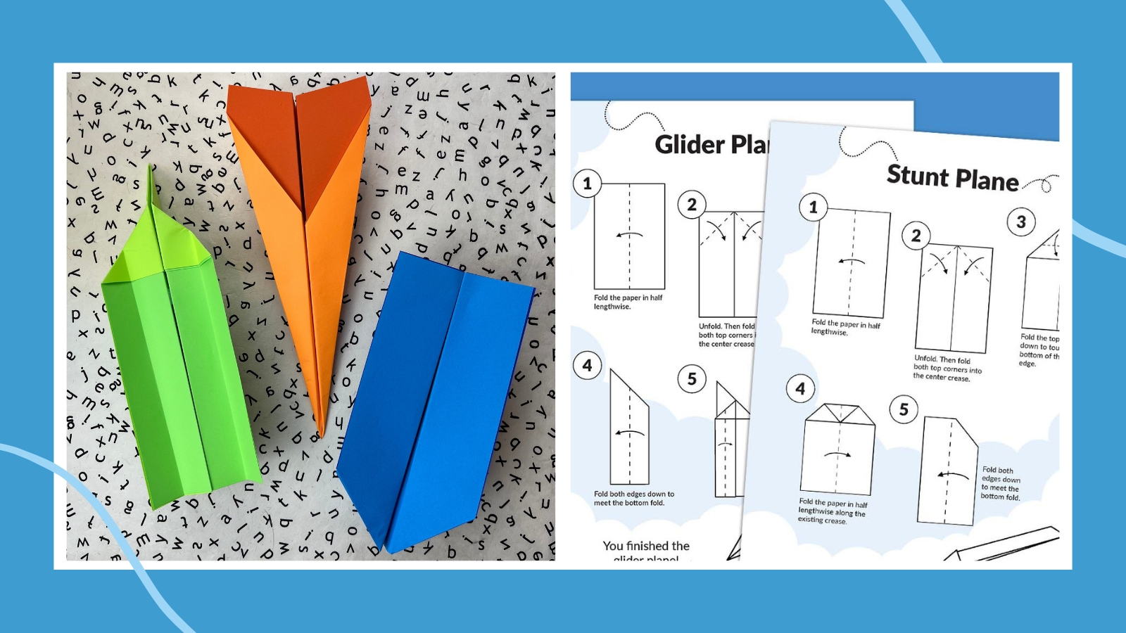 How To Make Paper Airplanes (Free Printable) pertaining to Paper Airplane Template Printable