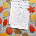 Leaf Outline   Childhood Magic Within Free Printable Autumn Leaves Template