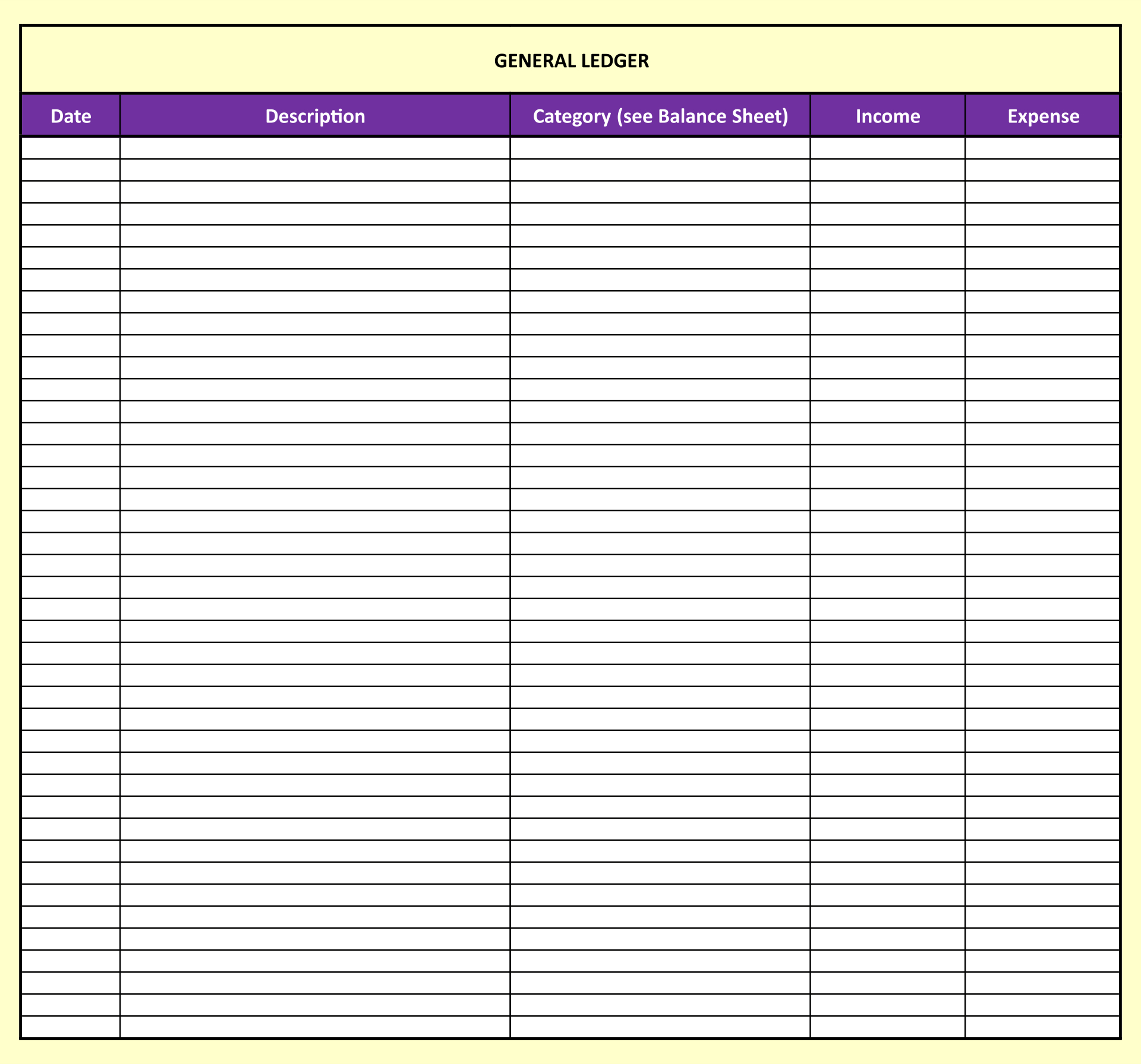 Ledger Balance Sheet - 10 Free Pdf Printables | Printablee for Printable Balance Sheet Template