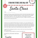 Letters To And From Santa: Free Printables   Simply September In Printable Template Letter From Santa