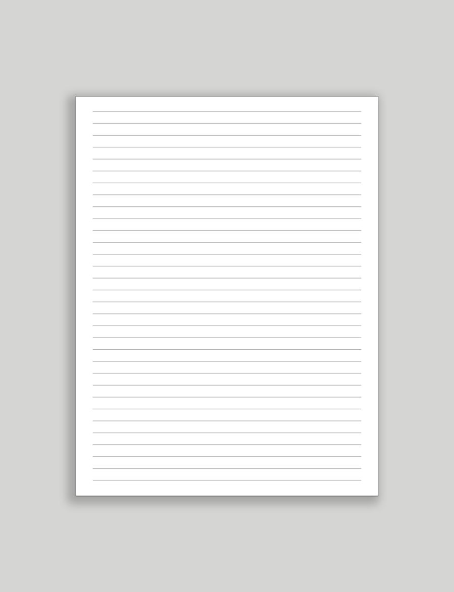 Lined Paper Free Printable Pdf Download | Sortoutmy.life in Printable Lined Paper Template